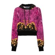 Versace Jeans Couture Gyllene tröja med ***cv Multicolor, Dam