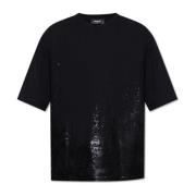 Dsquared2 Tryckt T-shirt Black, Herr