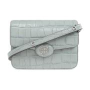 Tory Burch Axelväska Robinson Blue, Dam