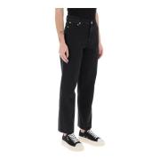 A.p.c. Nya Sailor Jeans Rak Skärning Black, Dam