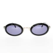 Chanel Vintage Pre-owned Tyg solglasgon Blue, Dam