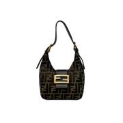 Fendi Vintage Pre-owned Canvas fendi-vskor Yellow, Dam