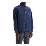 Carhartt Wip Denim George Overshirt Blue, Herr