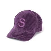 Sacai Lila Bomull Präglad Logotyp Hatt Purple, Herr