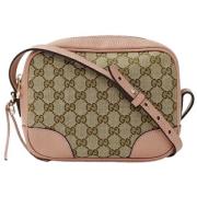 Gucci Vintage Pre-owned Canvas gucci-vskor Beige, Dam