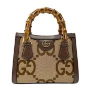 Gucci Vintage Pre-owned Canvas gucci-vskor Brown, Dam