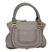 Chloé Pre-owned Pre-owned Laeder handvskor Gray, Dam