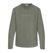 Moncler T-shirt med logotyp Gray, Herr