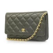 Chanel Vintage Pre-owned Laeder plnbcker Black, Dam