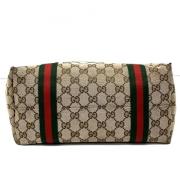 Gucci Vintage Pre-owned Canvas totevskor Beige, Dam