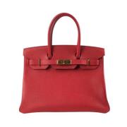 Hermès Vintage Pre-owned Laeder handvskor Red, Dam