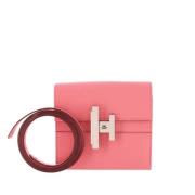 Hermès Vintage Pre-owned Laeder crossbodyvskor Pink, Dam