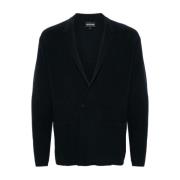 Emporio Armani Stilig Herr Cardigan Jacka Black, Herr