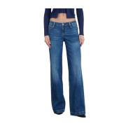 Guess Bred Ben Palazzo Jeans Blue, Dam