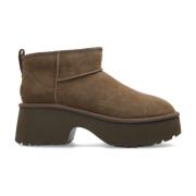 UGG Boots Classic Ultra Mini New Heights Brown, Dam