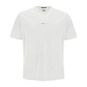 C.p. Company Blank Merceriserad Jersey T-shirt White, Herr