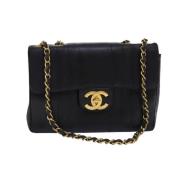 Chanel Vintage Pre-owned Tyg chanel-vskor Black, Dam