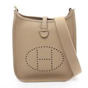 Hermès Vintage Pre-owned Laeder axelremsvskor Beige, Dam