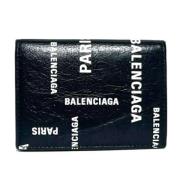 Balenciaga Vintage Pre-owned Laeder plnbcker Black, Dam