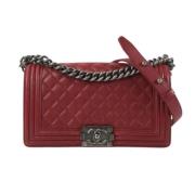 Chanel Vintage Pre-owned Laeder chanel-vskor Red, Dam