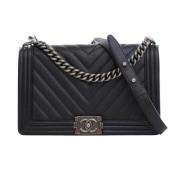 Chanel Vintage Pre-owned Laeder chanel-vskor Black, Dam