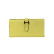 Hermès Vintage Pre-owned Laeder plnbcker Yellow, Dam