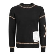 Ballantyne Svart Tröja Pullover Black, Herr