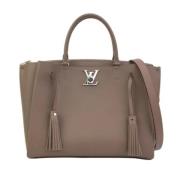 Louis Vuitton Vintage Pre-owned Laeder louis-vuitton-vskor Beige, Dam