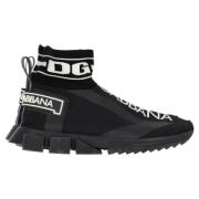 Dolce & Gabbana Pre-owned Pre-owned Polyester sneakers Black, Herr