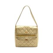 Chanel Vintage Pre-owned Laeder chanel-vskor Yellow, Dam