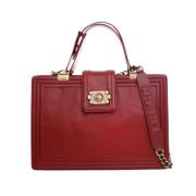 Chanel Vintage Pre-owned Laeder chanel-vskor Red, Dam