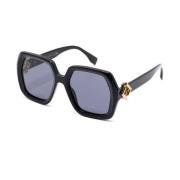 Fendi Fe40139I 01V Sunglasses Black, Dam