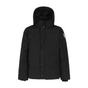 Canada Goose Justerbara huvarjackor med flera fickor Black, Herr