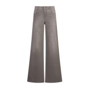 Ermanno Scervino Grå Wide-Leg Denim Jeans Gray, Dam