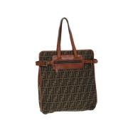 Fendi Vintage Pre-owned Canvas fendi-vskor Brown, Dam