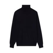 Brooks Brothers Merinoull Turtlenecktröja Blue, Herr