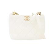 Chanel Vintage Pre-owned Laeder chanel-vskor White, Dam