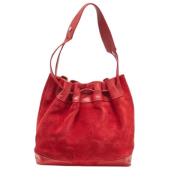 Burberry Vintage Pre-owned Laeder handvskor Red, Dam