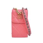 Chanel Vintage Pre-owned Laeder chanel-vskor Pink, Dam