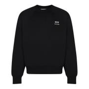 Ami Paris Svart Sweatshirt Stiligt Herrmode Black, Herr