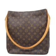 Louis Vuitton Vintage Pre-owned Tyg louis-vuitton-vskor Brown, Dam