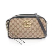 Gucci Vintage Pre-owned Canvas gucci-vskor Beige, Dam