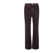 Federica Tosi Vinaccia Lavato Jeans för Kvinnor Aw24 Brown, Dam