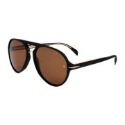 Eyewear by David Beckham Stiliga Solglasögon Db7005/S 003 Black, Herr