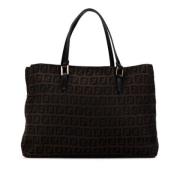 Fendi Vintage Pre-owned Canvas totevskor Brown, Dam