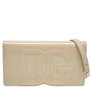 Dolce & Gabbana Pre-owned Pre-owned Laeder kuvertvskor Beige, Dam