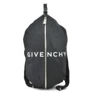 Givenchy Pre-owned Pre-owned Nylon ryggsckar Black, Dam