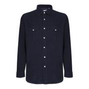 Lardini Blå T-shirts Polos Aw24 Blue, Herr