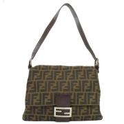 Fendi Vintage Pre-owned Canvas fendi-vskor Brown, Dam