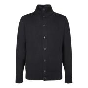 Zanone Svart Kofta Aw24 Black, Herr